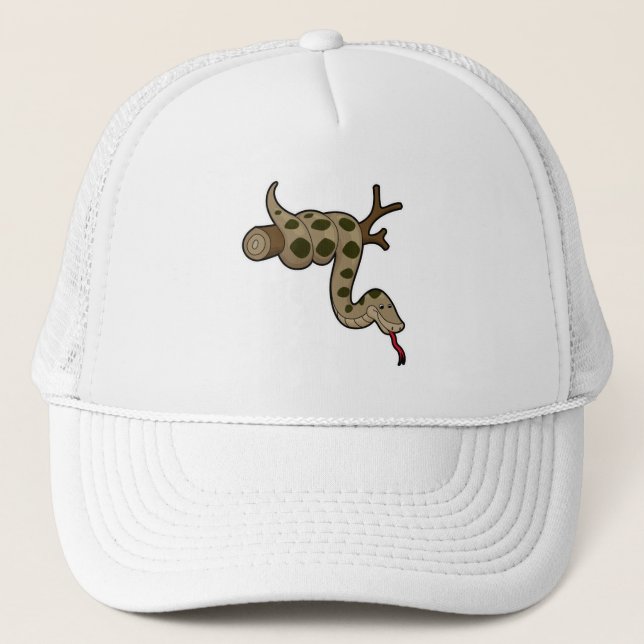 Gorra De Camionero Serpiente en rama (Anverso)