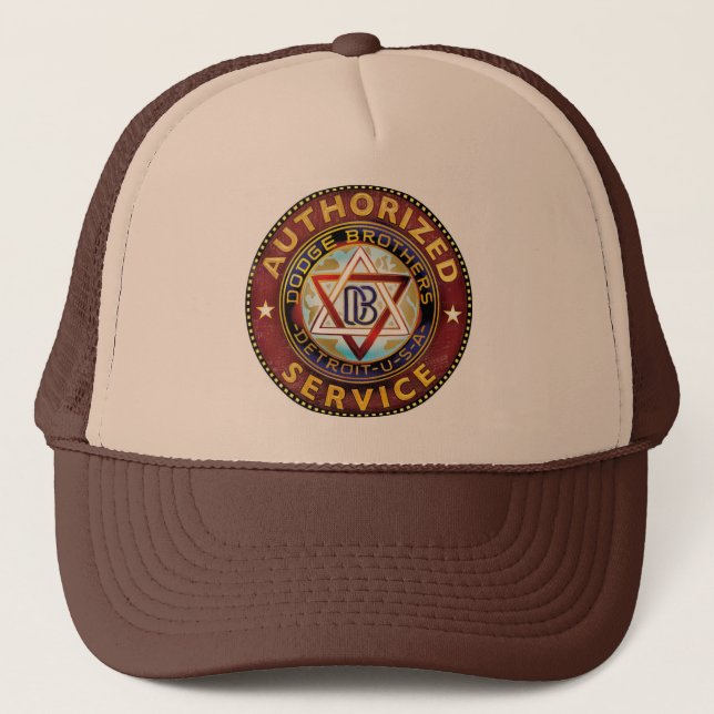 Gorra De Camionero Servicio autorizado de Dodge Brothers (Anverso)