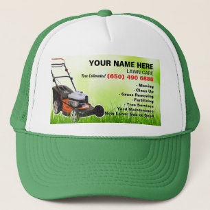 Gorra De Camionero Servicio de pastoreo de césped