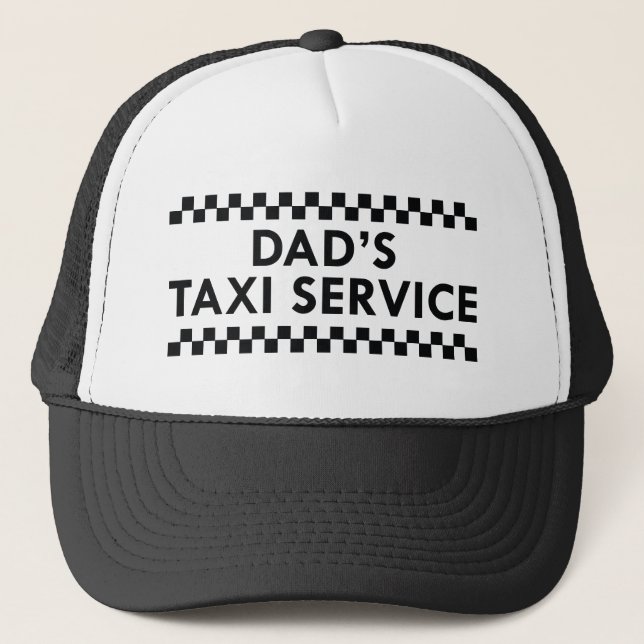 Gorra De Camionero Servicio de taxi de papá (Anverso)