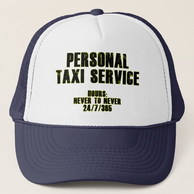 Gorra De Camionero Servicio de taxi personal (Anverso)