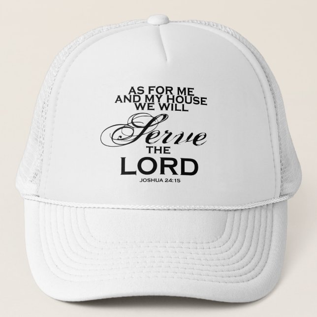 Gorra De Camionero Serviremos al señor (Anverso)