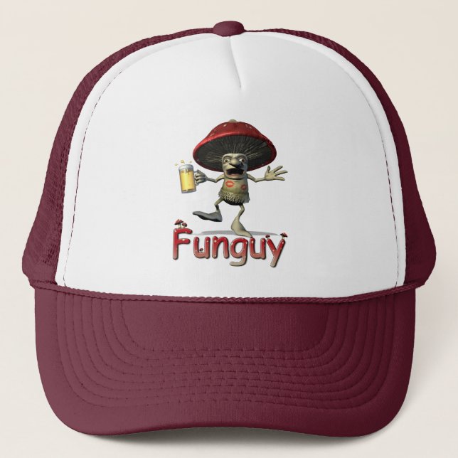 Gorra De Camionero Seta de Funguy (Anverso)