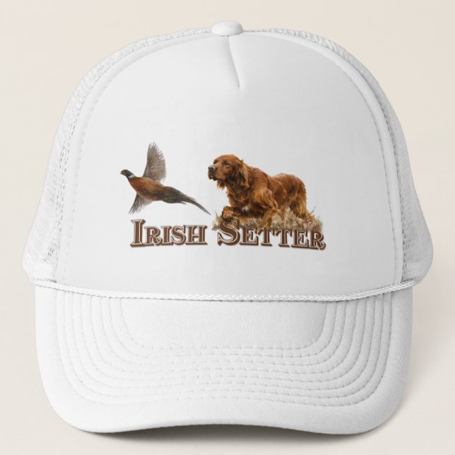Gorra De Camionero Setter Irlandés  (Anverso)
