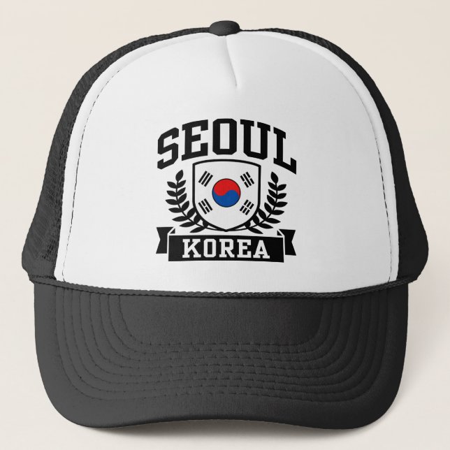 Gorra De Camionero Seúl Corea (Anverso)