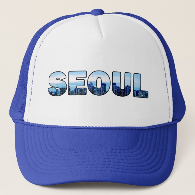 Gorra De Camionero Seúl Corea del Sur 020 (Anverso)