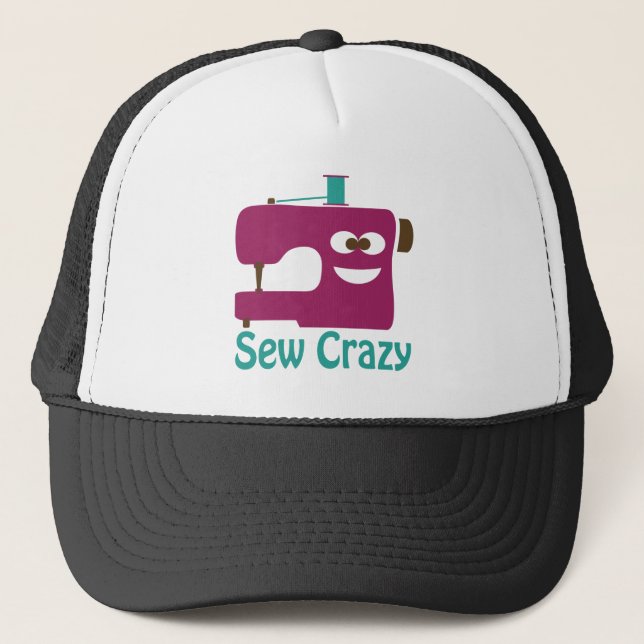 Gorra De Camionero Sew Crazy (Anverso)