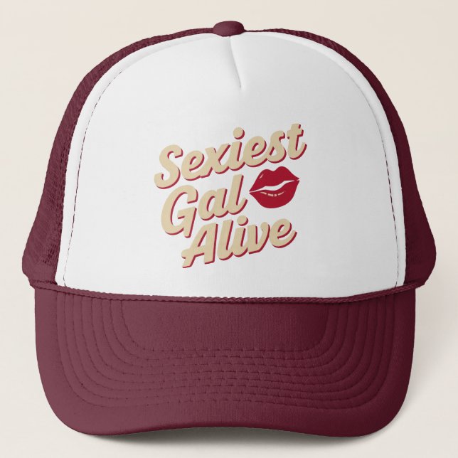 Gorra De Camionero Sexiest Gal Alive (Anverso)