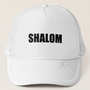 Gorra De Camionero Shalom Palabra hebrea paz