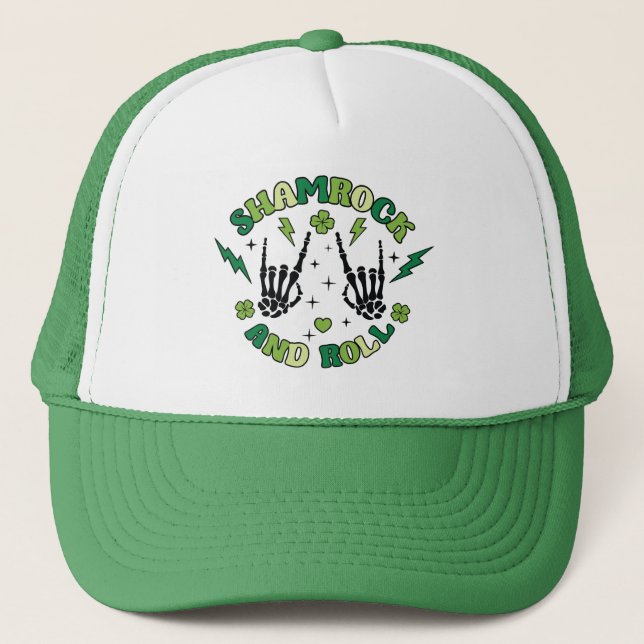 Gorra De Camionero Shamrock and Roll (Anverso)