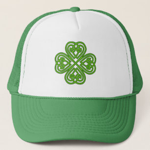 Gorra De Camionero Shamrock irlandés