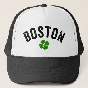 Gorra De Camionero Shamrock irlandés en Boston
