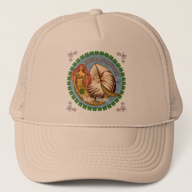 Gorra De Camionero Shamrock Mermaid (Anverso)