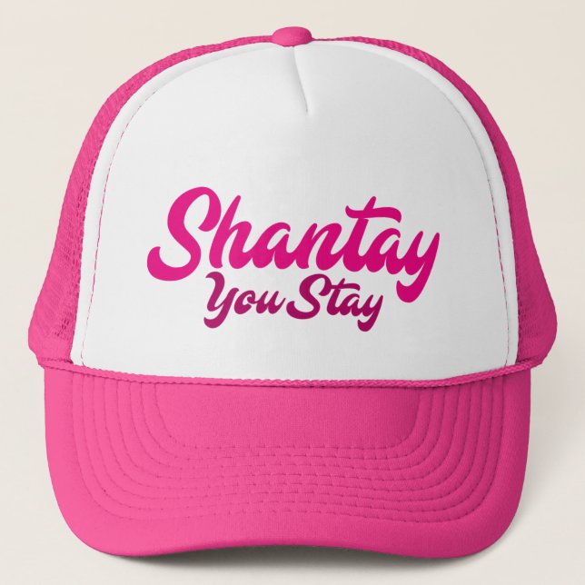 Gorra De Camionero Shantay, Te Quedas. (Anverso)