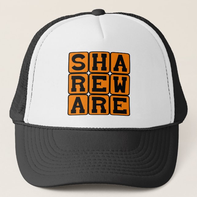 Gorra De Camionero Shareware, Software (Anverso)
