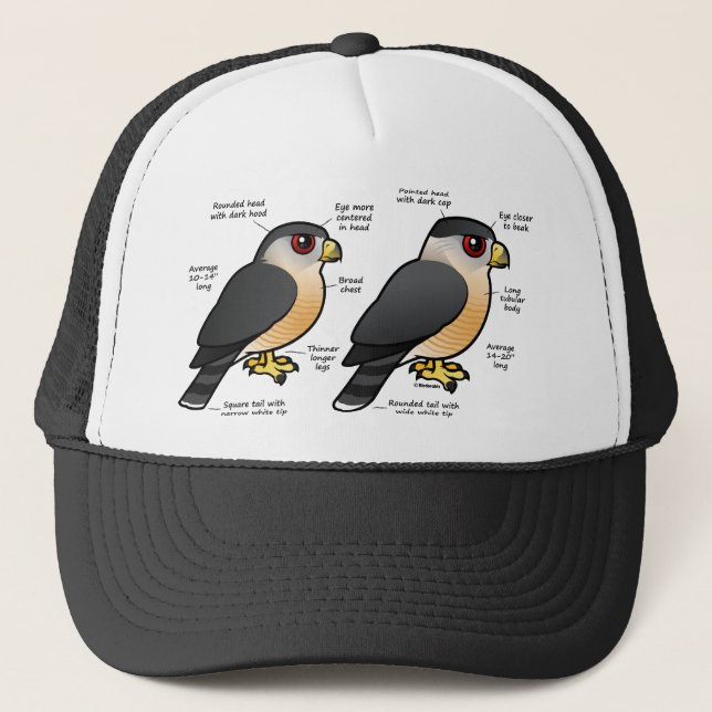 Gorra De Camionero Sharpie del gallinero v (Anverso)