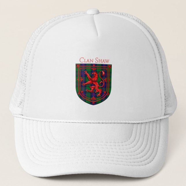 Gorra De Camionero Shaw Tartan Scottish Plaid Lion Rampant (Anverso)