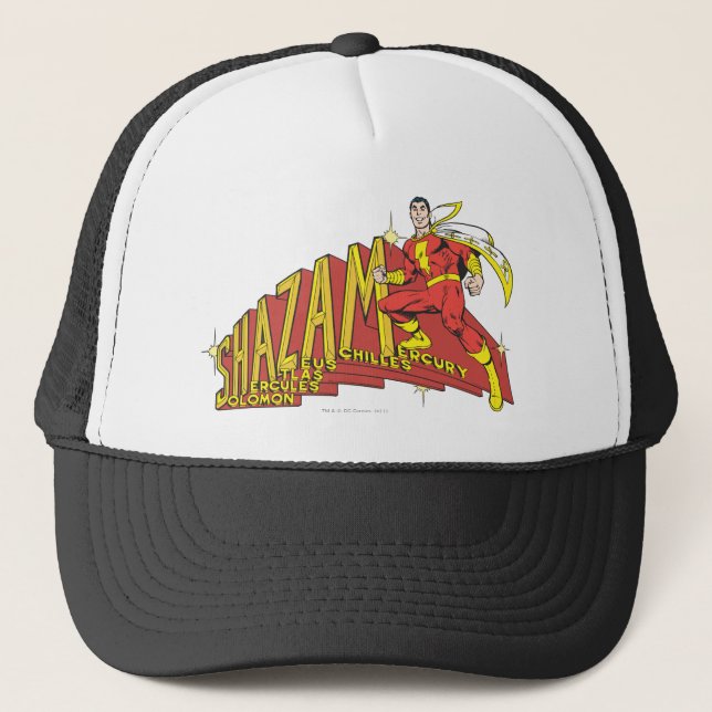 Gorra De Camionero Shazam Acronym (Anverso)