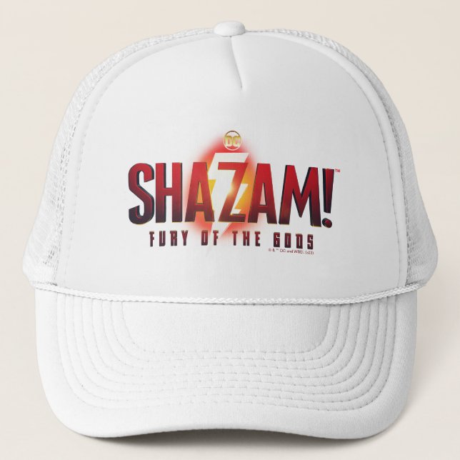 Gorra De Camionero ¡SHAZAM! Furia de los dioses | Logo de Furia de lo (Anverso)