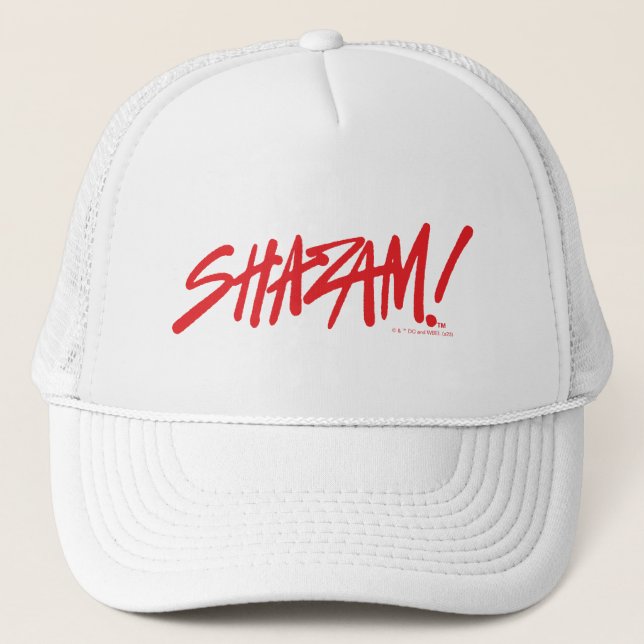Gorra De Camionero ¡SHAZAM! Furia de los dioses | Logotipo del marcad (Anverso)