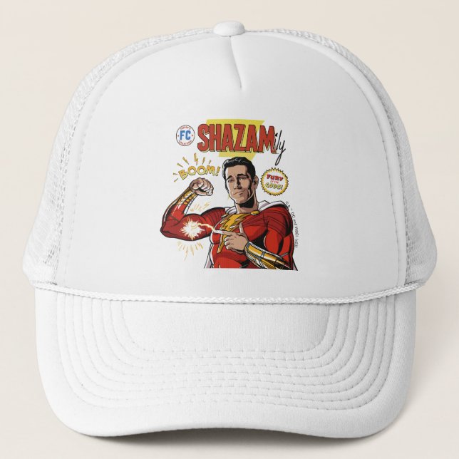 Gorra De Camionero ¡SHAZAM! Furia de los dioses | Tapa de SHAZAMily C (Anverso)