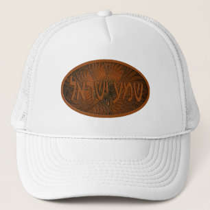 Gorra De Camionero Shema Yisrael de madera tallada