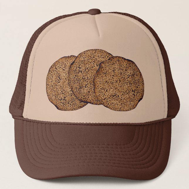 Gorra De Camionero Shemurah Matzah hecho a mano (Anverso)