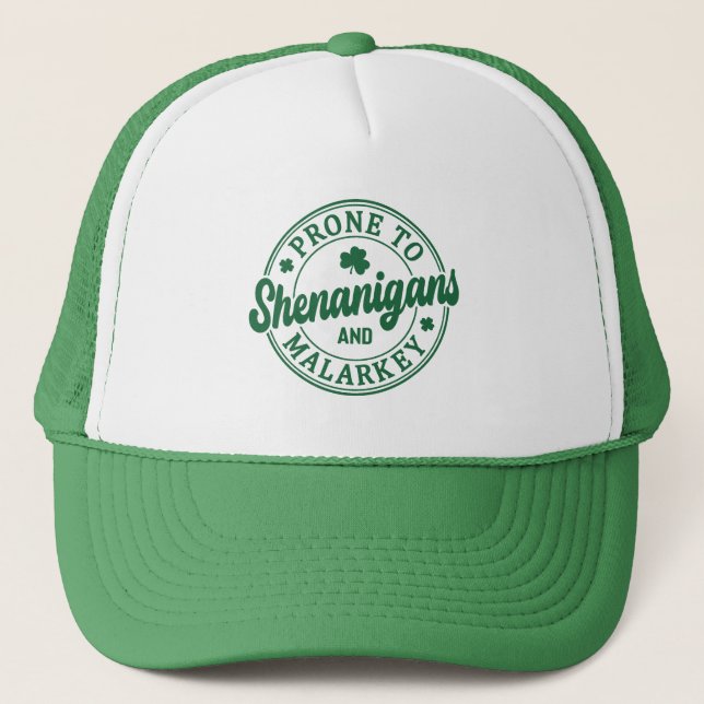 Gorra De Camionero Shenanigans irlandeses (Anverso)