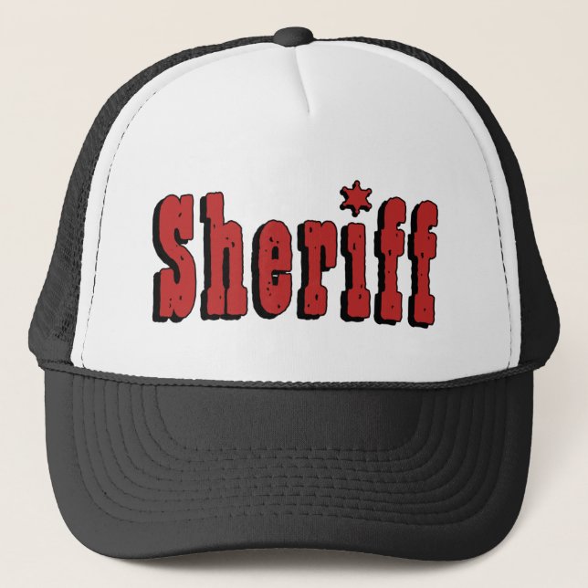 Gorra De Camionero Sheriff (Anverso)