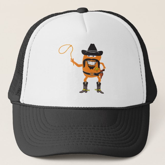 Gorra De Camionero Sheriff del Tater-Bebé (Anverso)