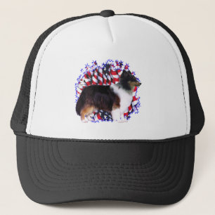 Gorra De Camionero Shetland Sheepdog Patriot