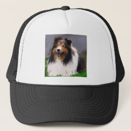 Gorra De Camionero Shetland Sheepdog Sheltie Art Gifts