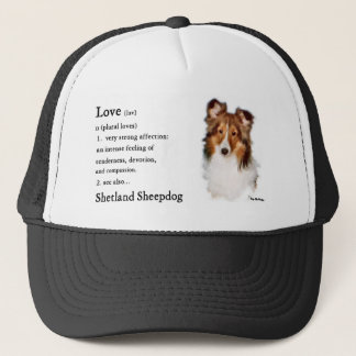 Gorra De Camionero Shetland Sheepdog Sheltie Art Gifts