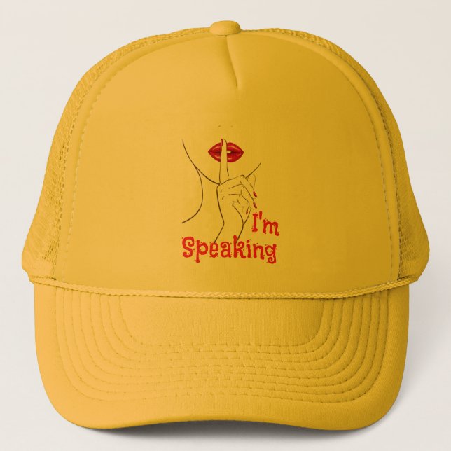 Gorra de camionero Shh (Anverso)