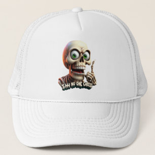 Gorra De Camionero SHHH... A nadie le importa el esqueleto con los oj