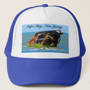 Gorra De Camionero Shipwrect Abstract Blue