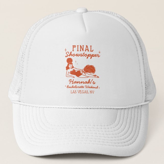 Gorra De Camionero Showgirl Final Showstopstopper Bachelorette (Anverso)