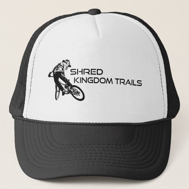 Gorra De Camionero Shred Kingdom Trails Vermont Mountain Biking (Anverso)
