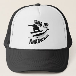 Gorra De Camionero Shred The Gnarwhal