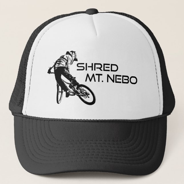 Gorra De Camionero Shred The Mt. Nebo Trail Bentonville (Anverso)