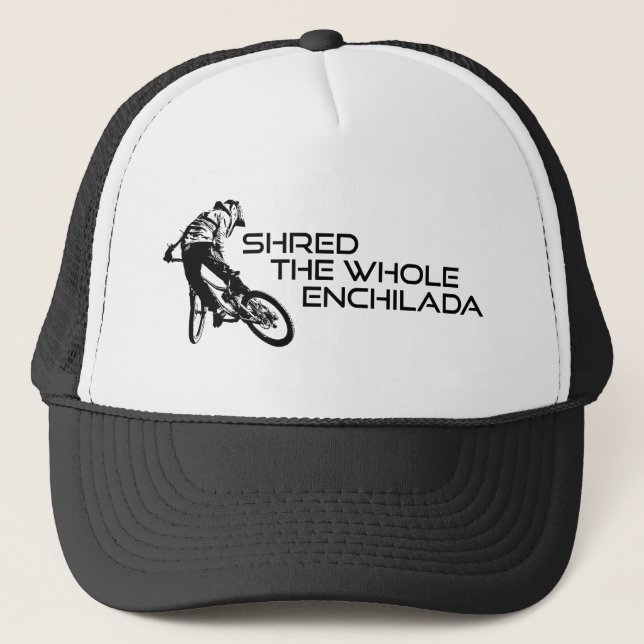 Gorra De Camionero Shred The Whole Enchilada Moab Utah (Anverso)