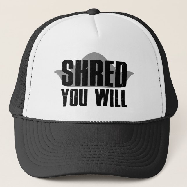 Gorra De Camionero Shred You Will (Anverso)