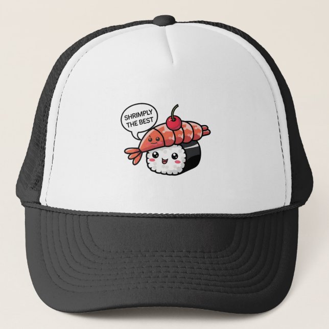 Gorra De Camionero shrimply el mejor sushi kawaii