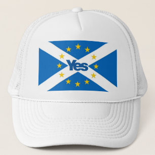 Gorra De Camionero Sí al europeo independiente Escocia