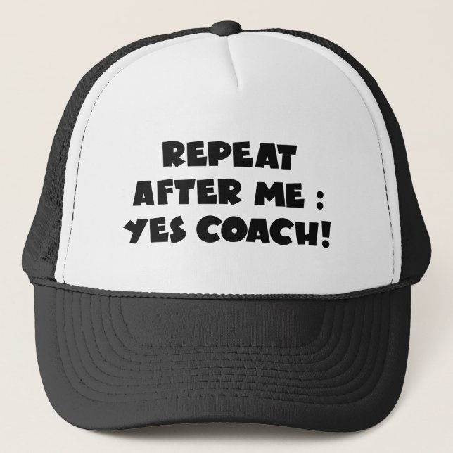 Gorra De Camionero Sí entrenador (Anverso)