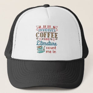 Gorra De Camionero Si involucra café y literatura, cuéntame