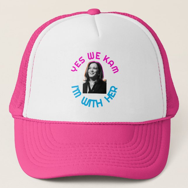 Gorra De Camionero Sí, Kam Kamala T-Shirt (Anverso)