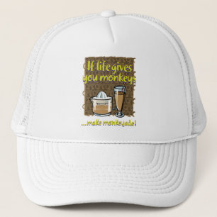 Gorra De Camionero Si la vida te da monos