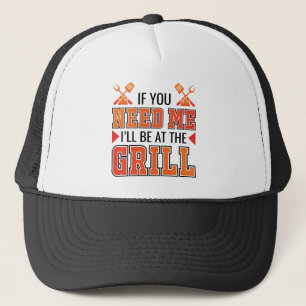 Gorra De Camionero Si Me Necesitas Estaré En El Grill