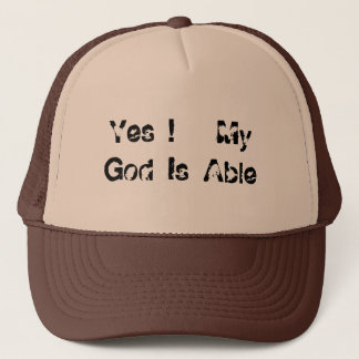 Gorra De Camionero ¡Sí!   Mi dios puede